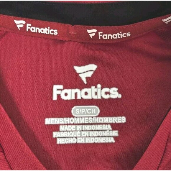 Fanatics San Francisco 49ers Long Sleeve Size S Red Camouflage Sleeves NWT - Picture 6 of 7